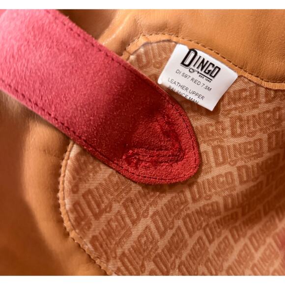 Dingo Thunder Road Red Tall Leather Western Boot Womens Size 7.5M - Picture 7 of 8